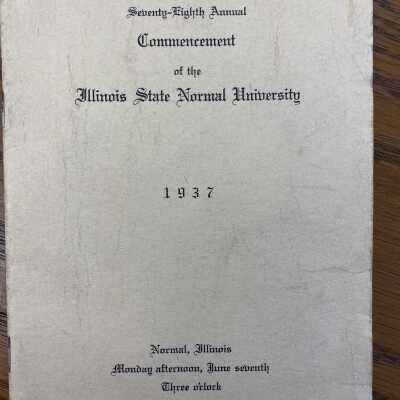 Seventy-Eighth Annual Commencement of the ISNU 1937