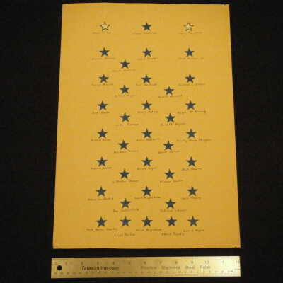 Service Flag Diagram of 1939-1945
