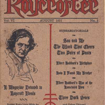The Roycrofter, Vol. VI, No. 1