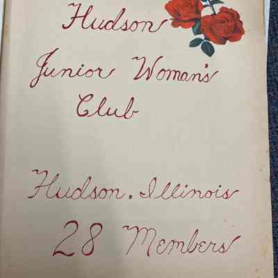 Hudson Woman's Club Scrapbook 1977-1978