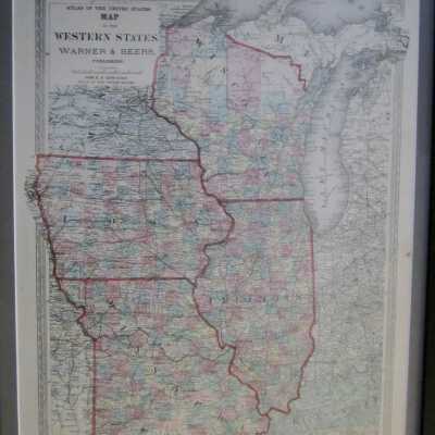 1875 Atlas of the Western States of the United States
