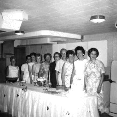 Methodist Ladies Group at a Dinner