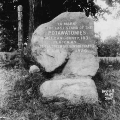 Photograph of Potawatomies Last Stand