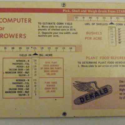 Sauber's Computer for Corn Growers