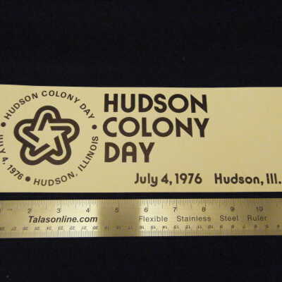 Hudson Colony Day, July 4, 1976