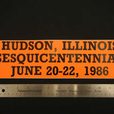 Sesquicentennial 1986 - Bumper Sticker
