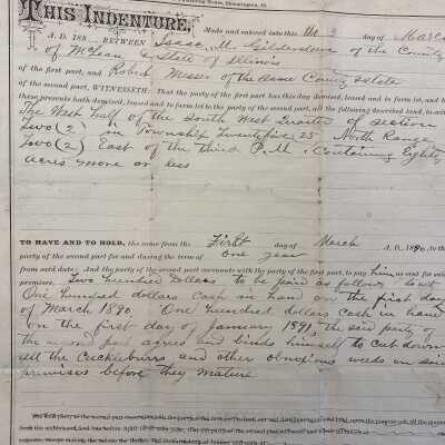 Indenture Isaac Gildersleeve