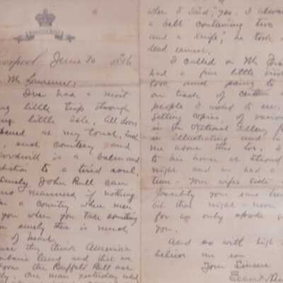 Letter from Liverpool