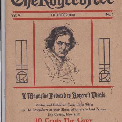A Magazine Devoted to Roycroft Ideals