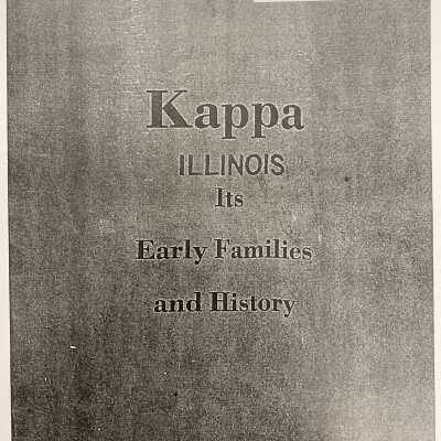 Kappa, Illinois Its Early Families and History