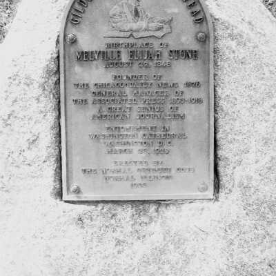 Melville Elijah Stone Historical Marker