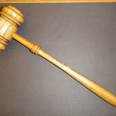 Wooden gavel