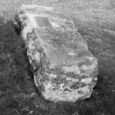 Photograph of Railroad Memorial Stone