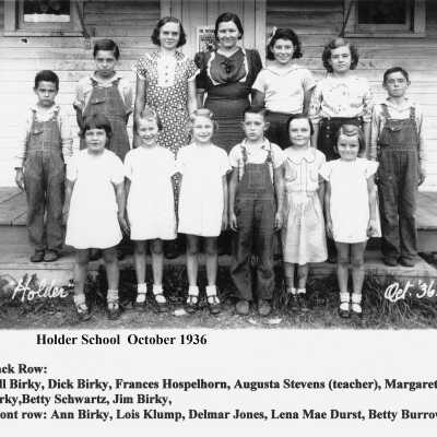 Holder School 1936