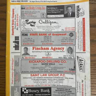 Farm & Home Plat & Directory McLean County Illinois