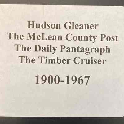 Portfolio - Laminated pages from local newspapers 1900 - 1967