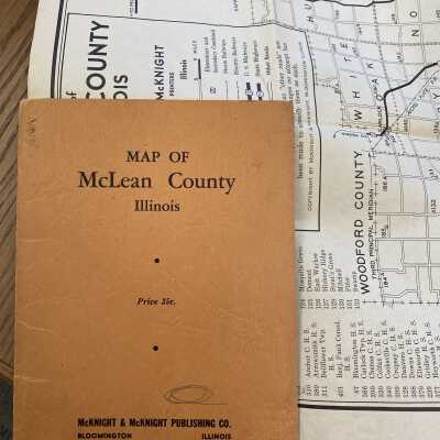 Map of McLean County Illinois
