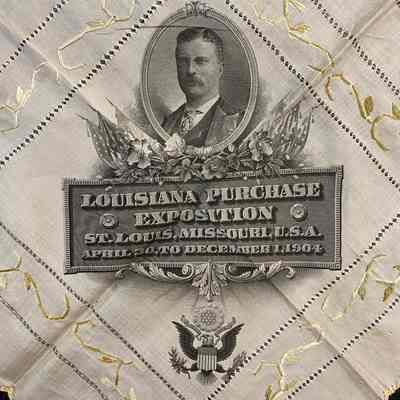 Handkerchief - Souvenir of the 1904 Louisiana Purchase Exposition