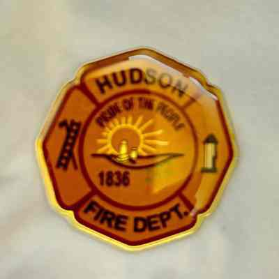 Hudson Fire Department Pin - Prairieland Pin 1986