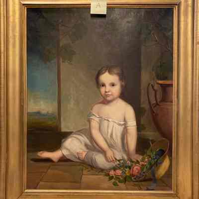 Baby with Roses