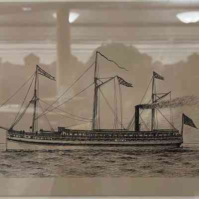 Great Lakes Steamer ‘Princeton’, 1844