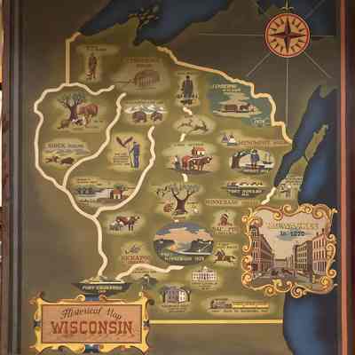 Historical Map of Wisconsin