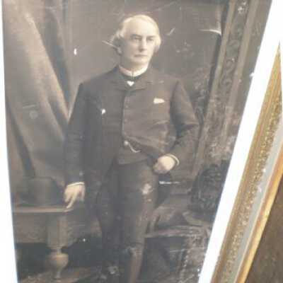 Full length portrait of John Plankinton