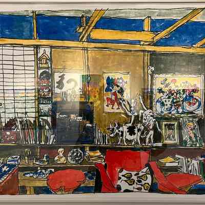 Xerographic copy of Interior of Room