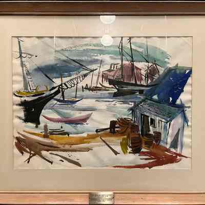 Old Whaling Boats in Port