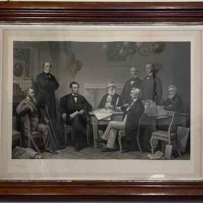 First Reading of the Emancipation Proclamation