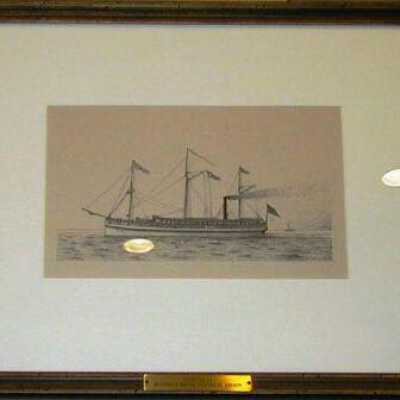 Great Lakes Steamer ‘Princeton’, 1844