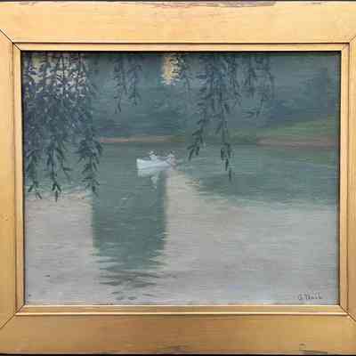 Row boat in Lake