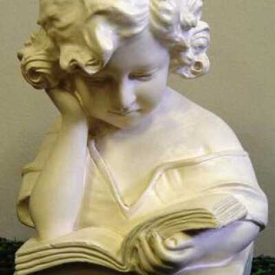 Young Girl Reading Book