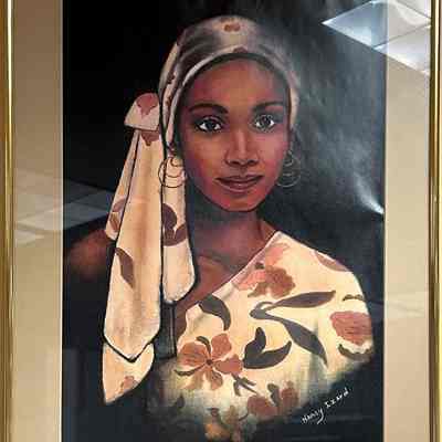 Woman with Head wrap