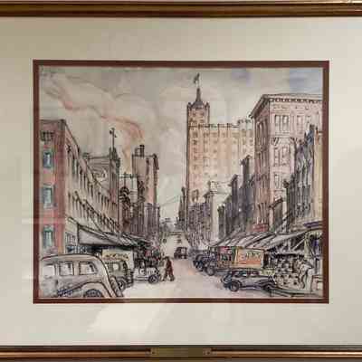 Lower Broadway, Commission Row in Milwaukee