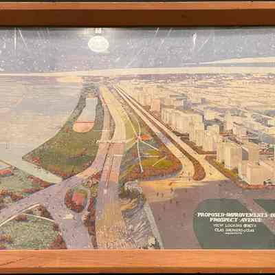 Proposed Improvements of Prospect Avenue, View Looking South