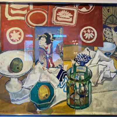 Still Life with Geisha Girl