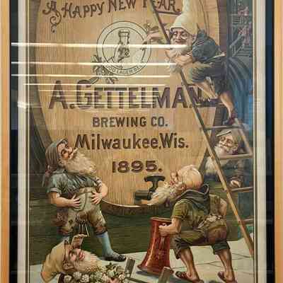 A Happy New Year A. Gettelman Brewing Co, Milwaukee Wis 1895