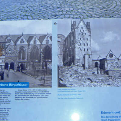 Paderborn Cathedral Historic Marker