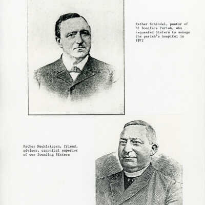 Father Edward A. Schindel and Father Henry Meuhlsiepen