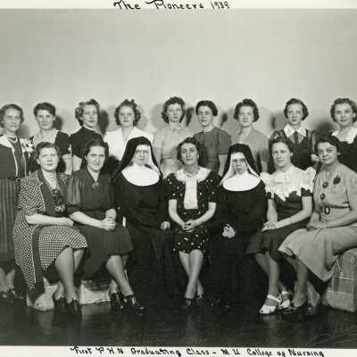 Marquette University College of Nursing Graduating Class, 1939