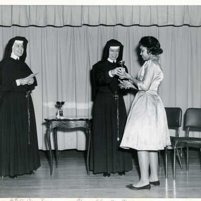 Sister Therese Rooney and Sister Florence Hayes