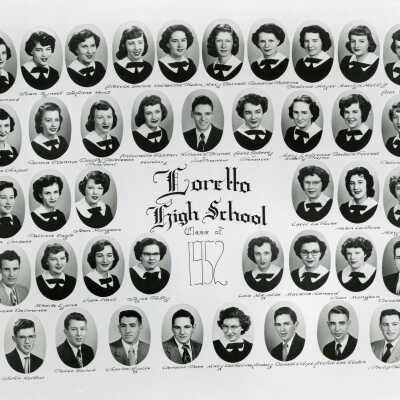Loretto High School Graduating Class, 1952