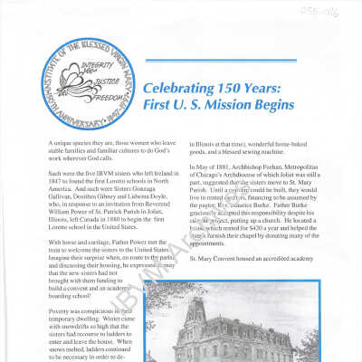 Celebrating 150 Years: First U.S. Mission Begins