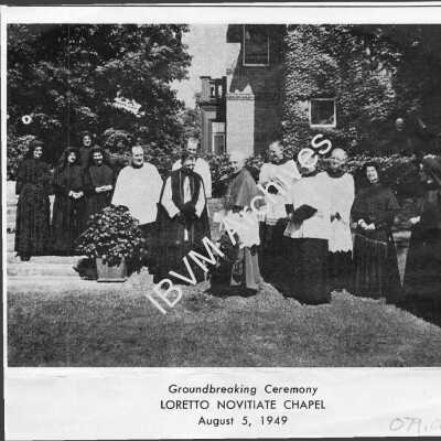 Groundbreaking Ceremony for the Loretto Novitiate Chapel