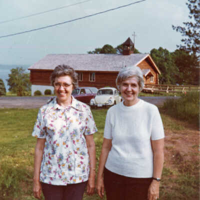 Sister Irene Howell and Sister Therese Rooney