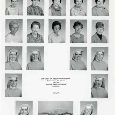 OLA School Faculty, 1967 - 1968