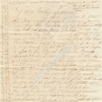 Letter from Mother Seraphina Dwyer