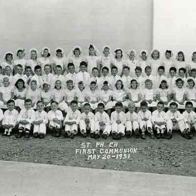 St. Philomene’s First Communion Class