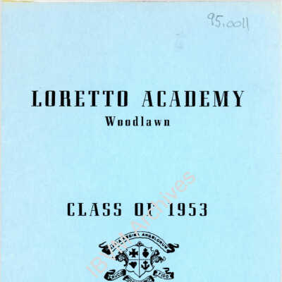 Loretto Academy Woodlawn Reunion Program